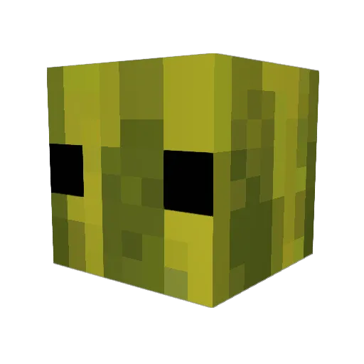 Briskcafe22 Minecraft avatar head, 3D render