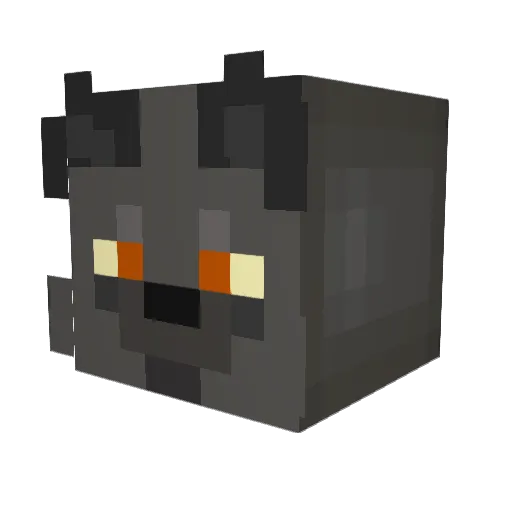 Briste Minecraft avatar head, 3D render