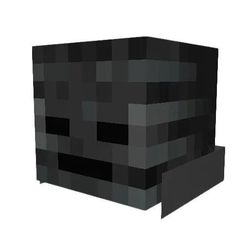 Brit556 Minecraft avatar head, 3D render