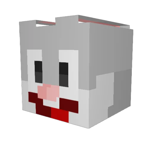 BritGator11 Minecraft avatar head, 3D render