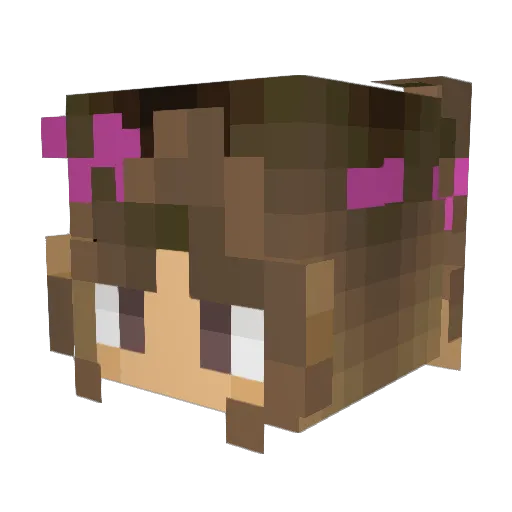 Brit_Brat Minecraft avatar head, 3D render