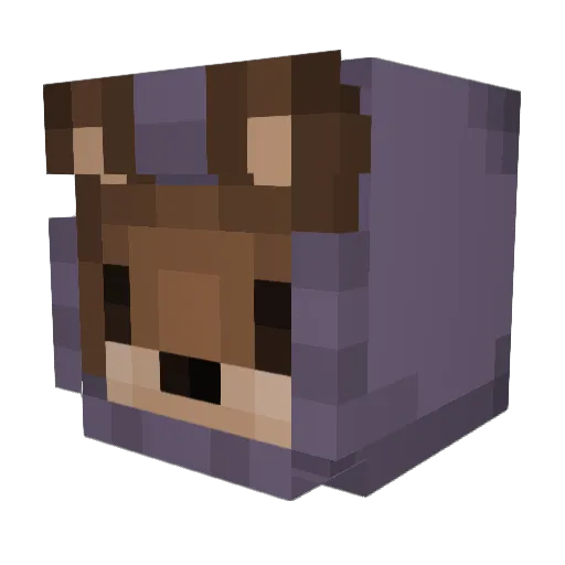 BriteT0ny Minecraft avatar head, 3D render
