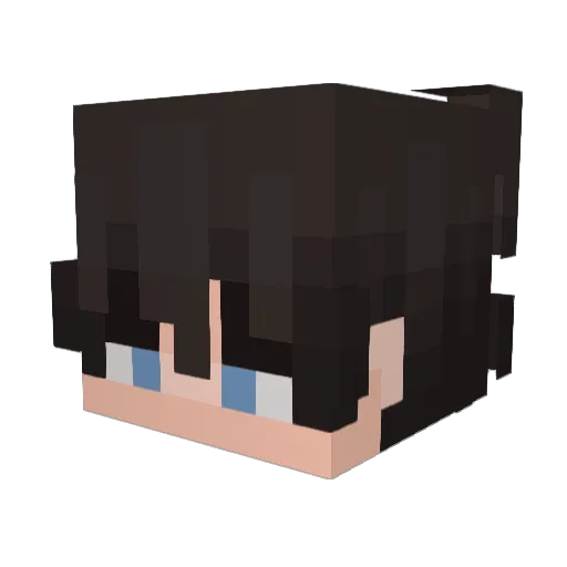 Britee Minecraft avatar head, 3D render