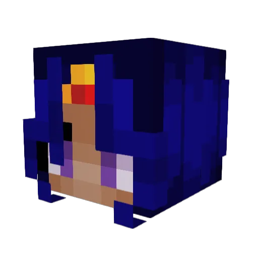 BritishBricc Minecraft avatar head, 3D render