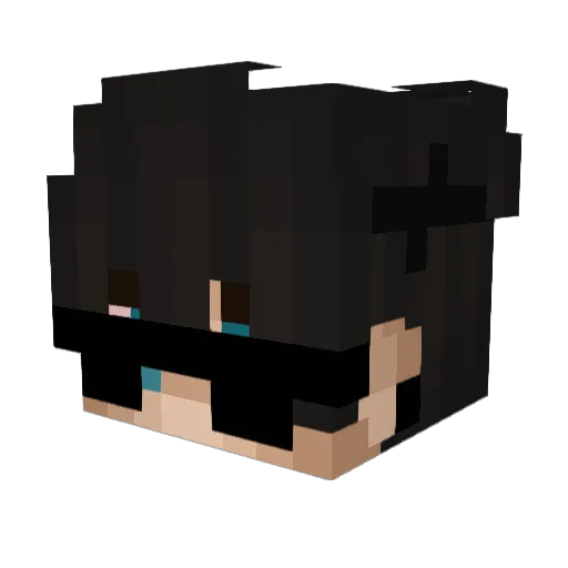 BritishRockApes Minecraft avatar head, 3D render