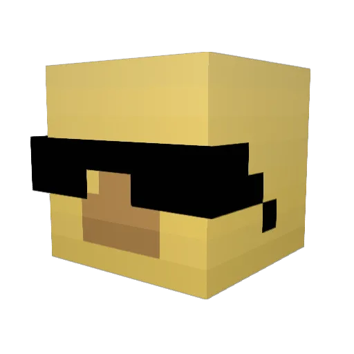 BritoStrike Minecraft avatar head, 3D render