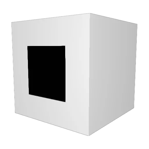 BritosBuiltDiff Minecraft avatar head, 3D render