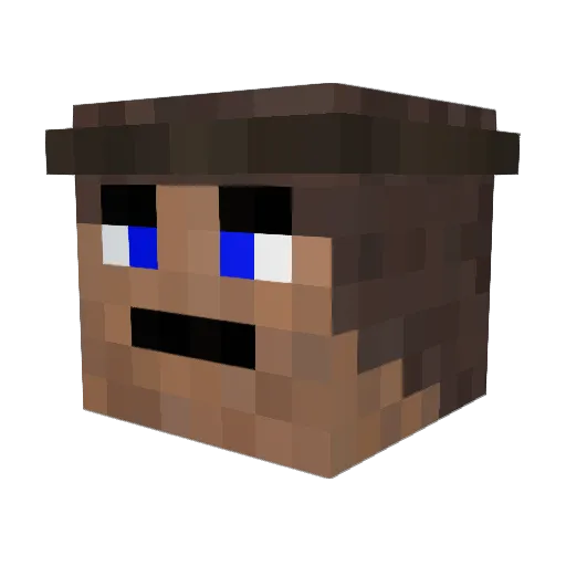 Britskilover69 Minecraft avatar head, 3D render
