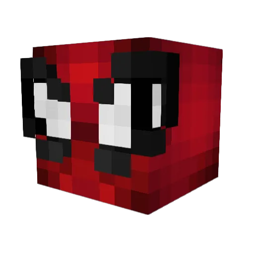 Britt852 Minecraft avatar head, 3D render