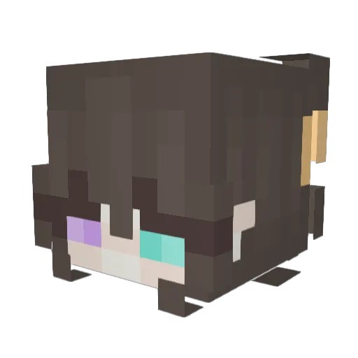Britt_Bee Minecraft avatar head, 3D render