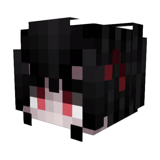 BrittanyXD Minecraft avatar head, 3D render