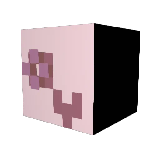 Brittbene Minecraft avatar head, 3D render