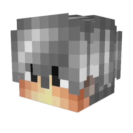 Brizzers31_DST_ Minecraft avatar head, 3D render
