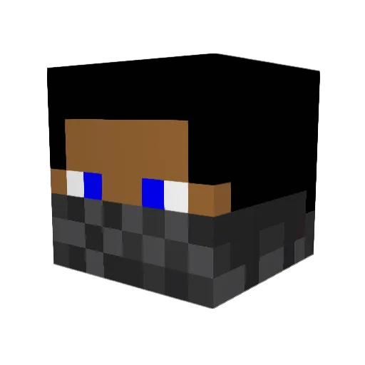 Brizzynard Minecraft avatar head, 3D render