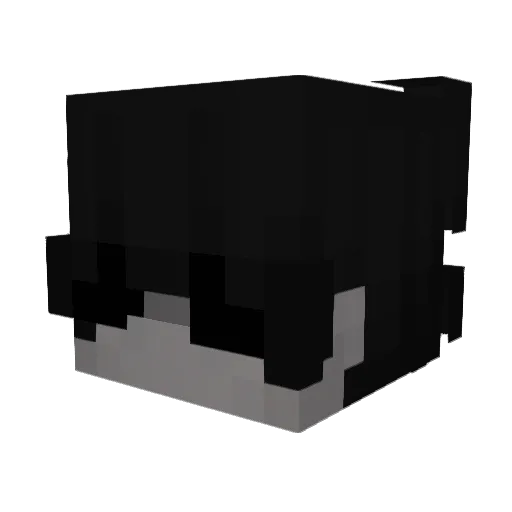 Brkkqt Minecraft avatar head, 3D render