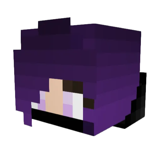 Brkrocks Minecraft avatar head, 3D render