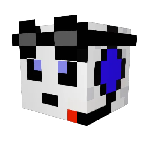 BrmbGames Minecraft avatar head, 3D render
