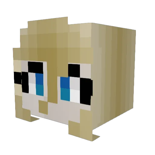 BroAshleysHere Minecraft avatar head, 3D render