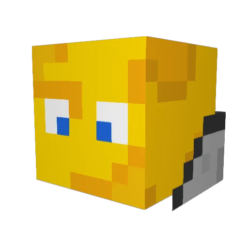 BroBear22 Minecraft avatar head, 3D render