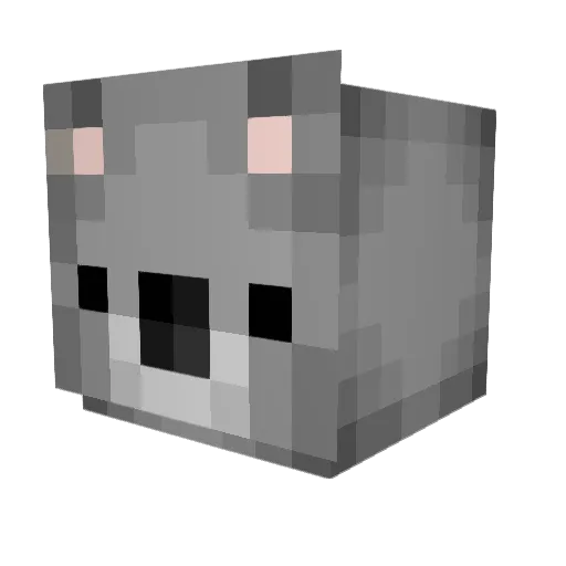 BroBjarne Minecraft avatar head, 3D render