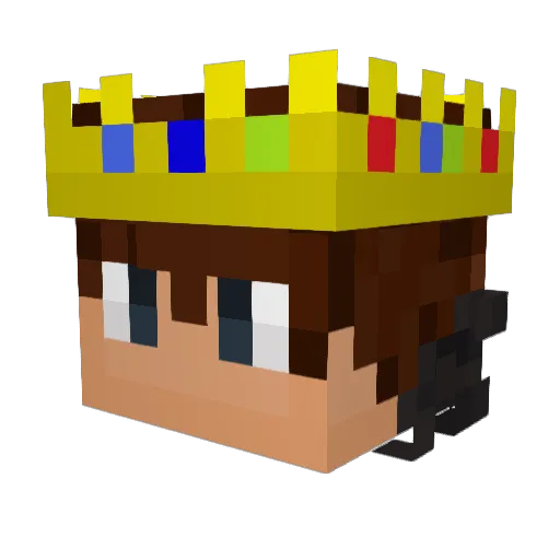 BroBoss58 Minecraft avatar head, 3D render