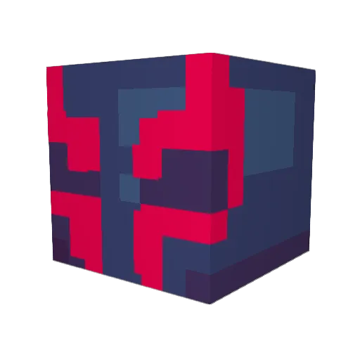 BroClone Minecraft avatar head, 3D render