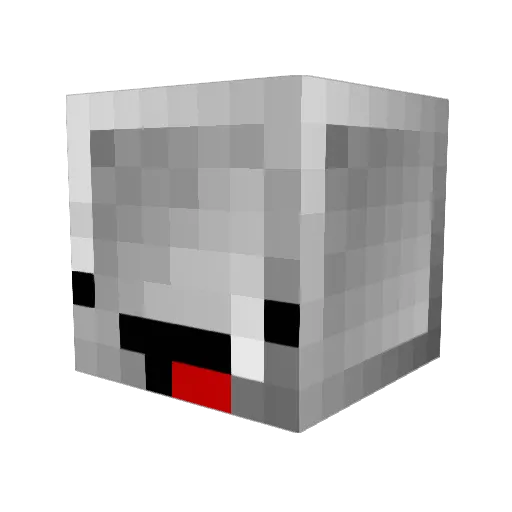 BroCphus Minecraft avatar head, 3D render