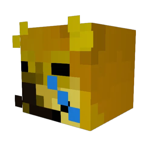 BroHymn Minecraft avatar head, 3D render