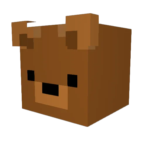 BroNickamar88 Minecraft avatar head, 3D render