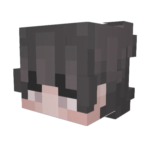 BroRuby Minecraft avatar head, 3D render