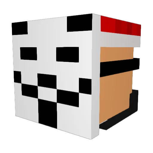 BroVe Minecraft avatar head, 3D render