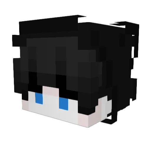 BroVisal Minecraft avatar head, 3D render