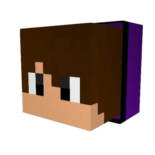 Bro_man03 Minecraft avatar head, 3D render