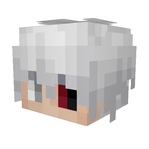 Bro_ok Minecraft avatar head, 3D render