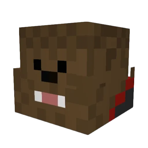 BroadRiver01 Minecraft avatar head, 3D render