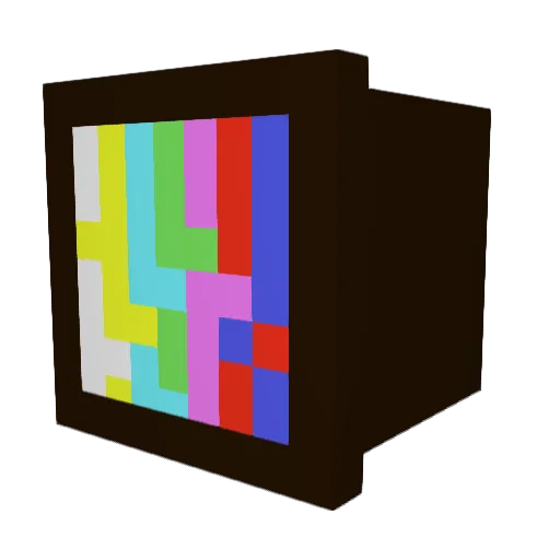 Broadcast_Bars Minecraft avatar head, 3D render