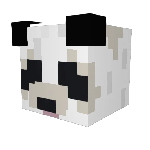 Broccoler Minecraft avatar head, 3D render