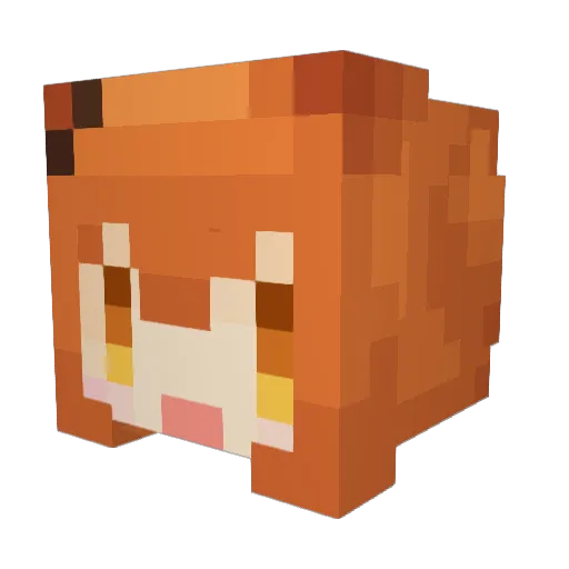 Broccoli222860 Minecraft avatar head, 3D render
