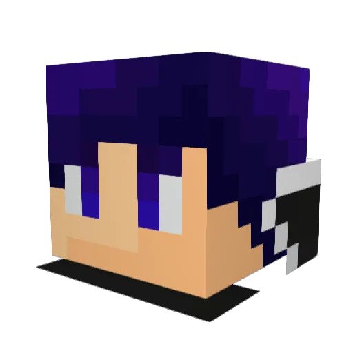 BroccoliCabbage Minecraft avatar head, 3D render