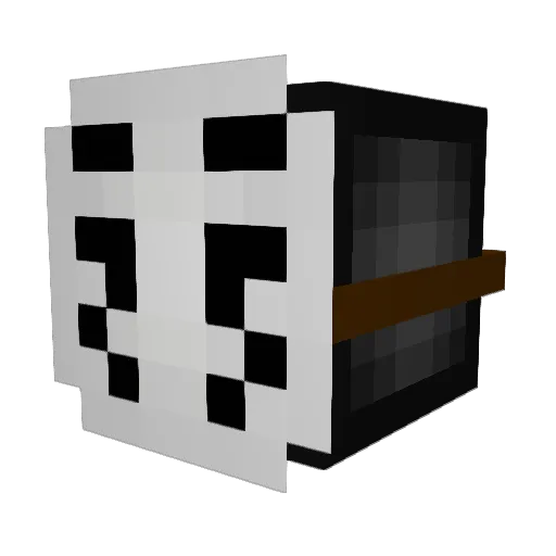 BroccoliNinja Minecraft avatar head, 3D render