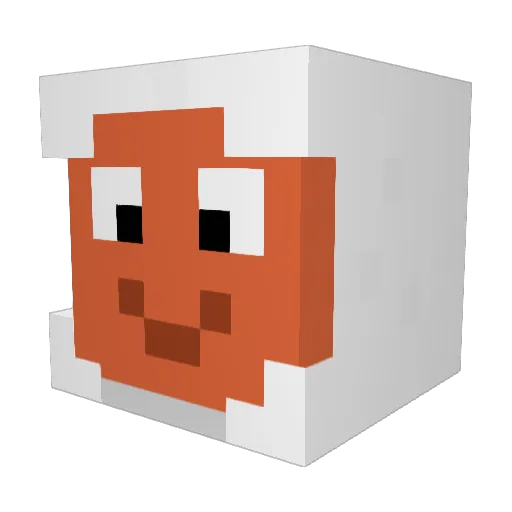 Brock194 Minecraft avatar head, 3D render
