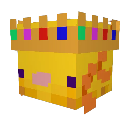 Brockalicious_ Minecraft avatar head, 3D render