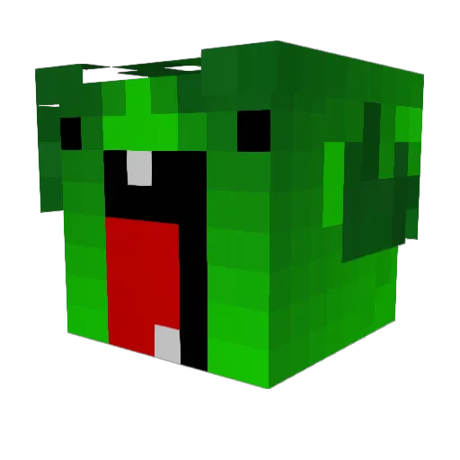 BrocolisLokaso Minecraft avatar head, 3D render