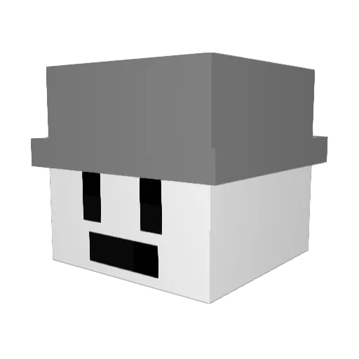BrocolisNotFound Minecraft avatar head, 3D render