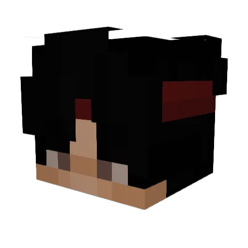 BrodenPvp Minecraft avatar head, 3D render
