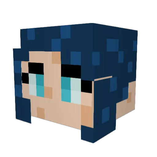 Brodie2111 Minecraft avatar head, 3D render