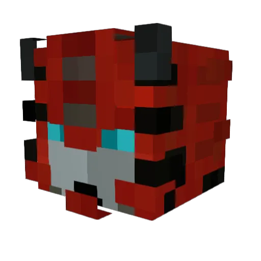 Brodiebear8 Minecraft avatar head, 3D render