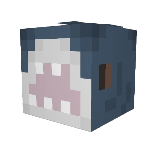 Brodieyy Minecraft avatar head, 3D render