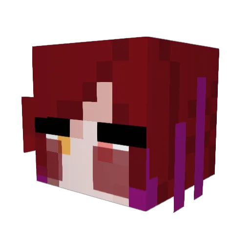 Brodiscus Minecraft avatar head, 3D render