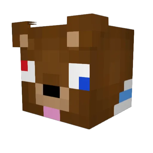 BrodyOs Minecraft avatar head, 3D render